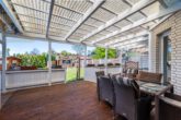 Terrasse - Doppelhaushälfte mit Pool und Kaminofen in Ummern!