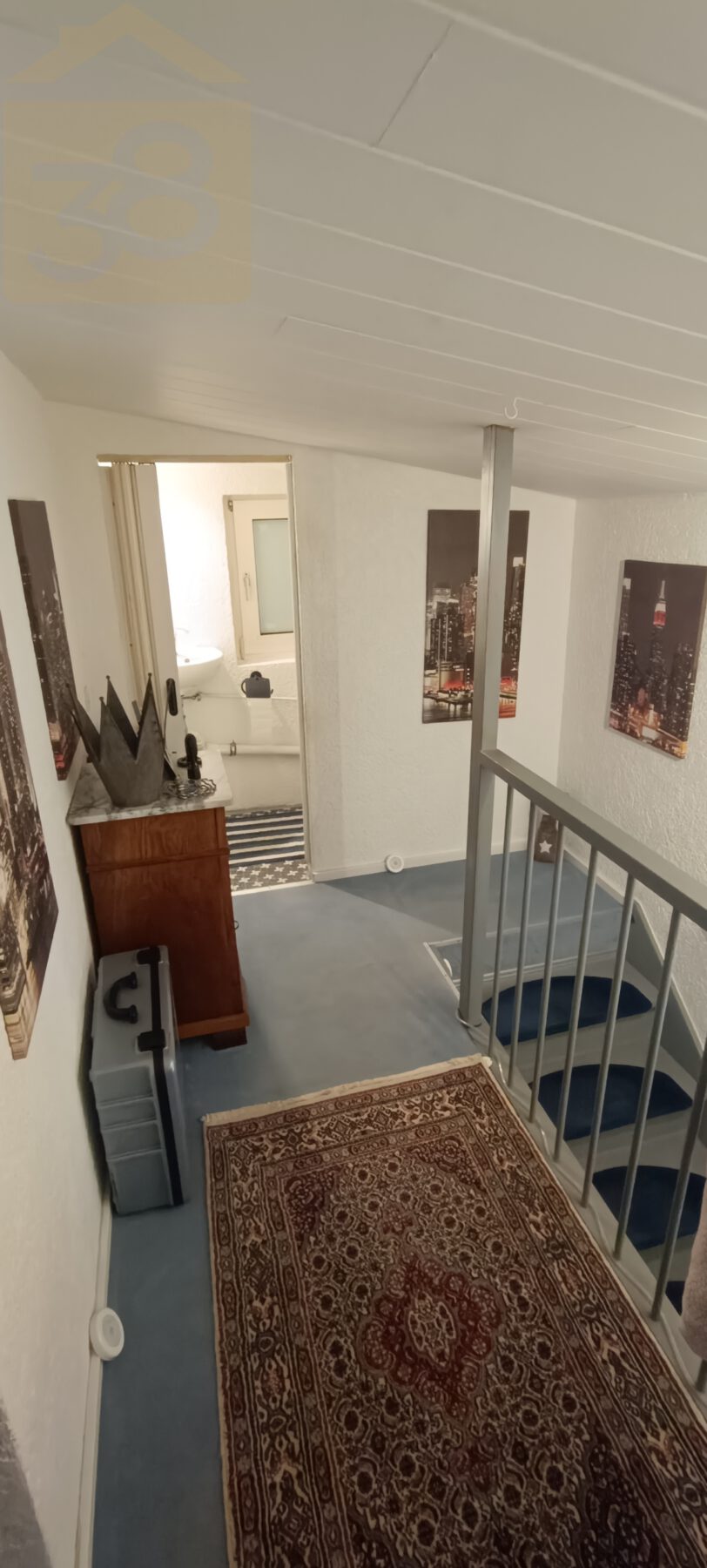Blick ins WC im OG