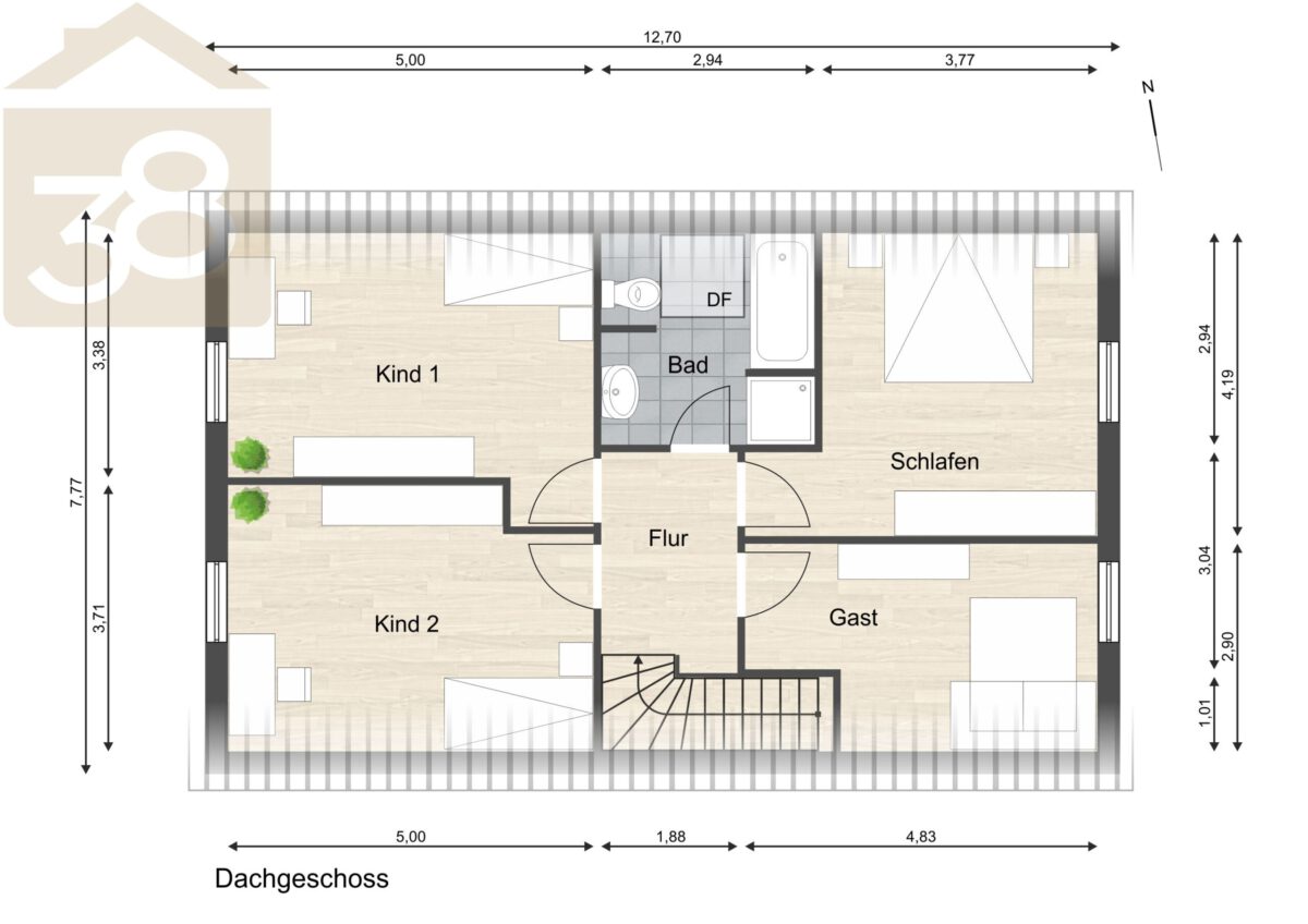 Grundriss DG