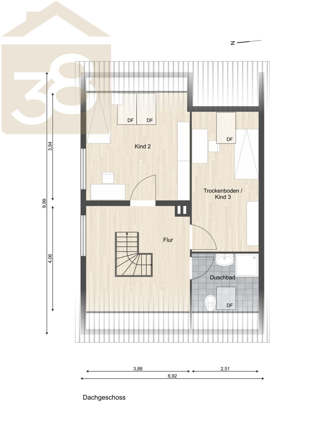 Grundriss DG