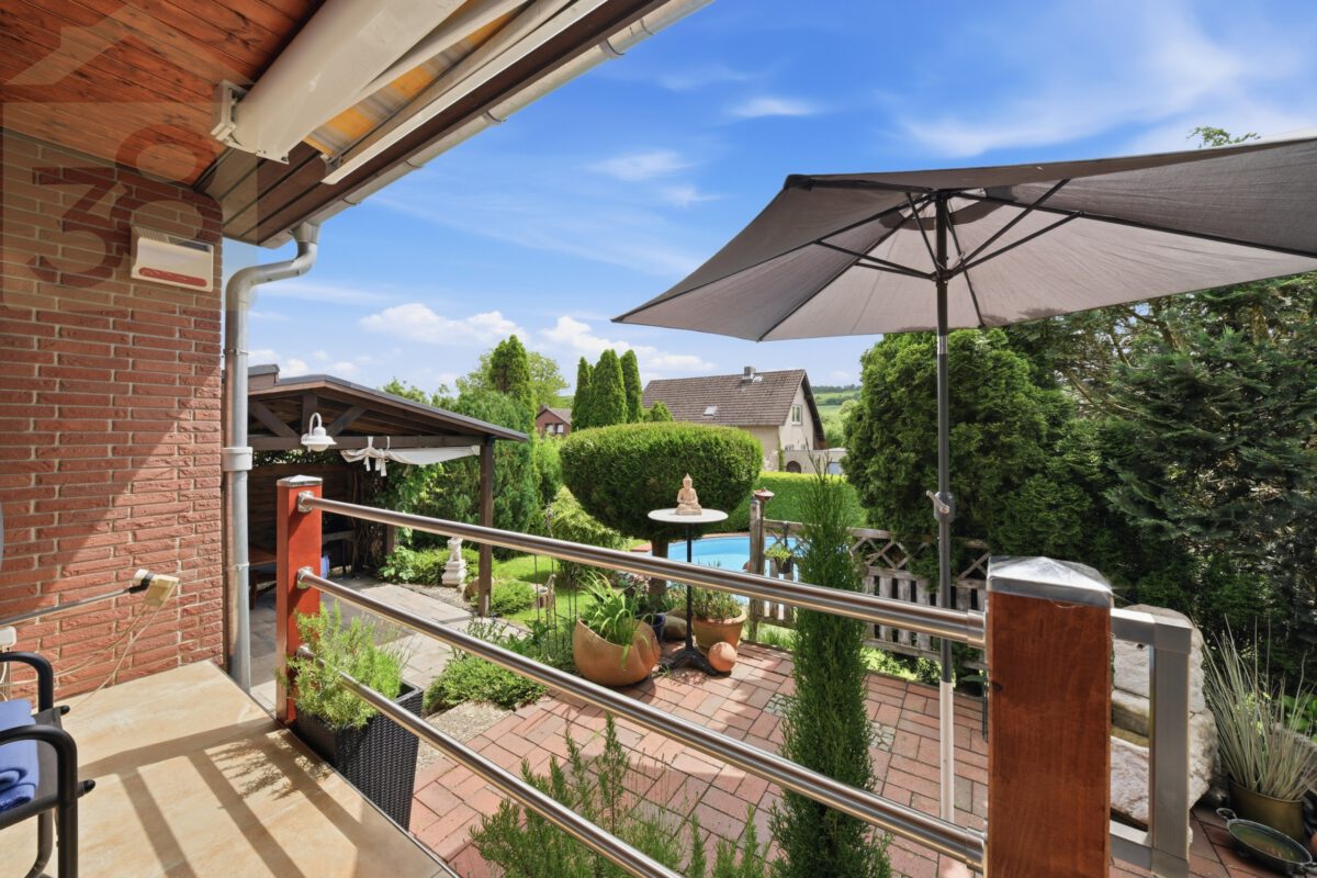 Blick von der Terrasse