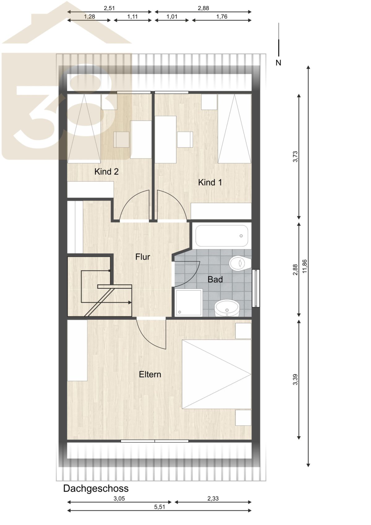 Grundriss OG
