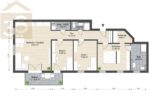 Grundriss - Neuwertige 4 Zimmerwohnung mit Balkon und Fahrstuhl im Kleekamp – Meine Immobilie=Mein Partner!