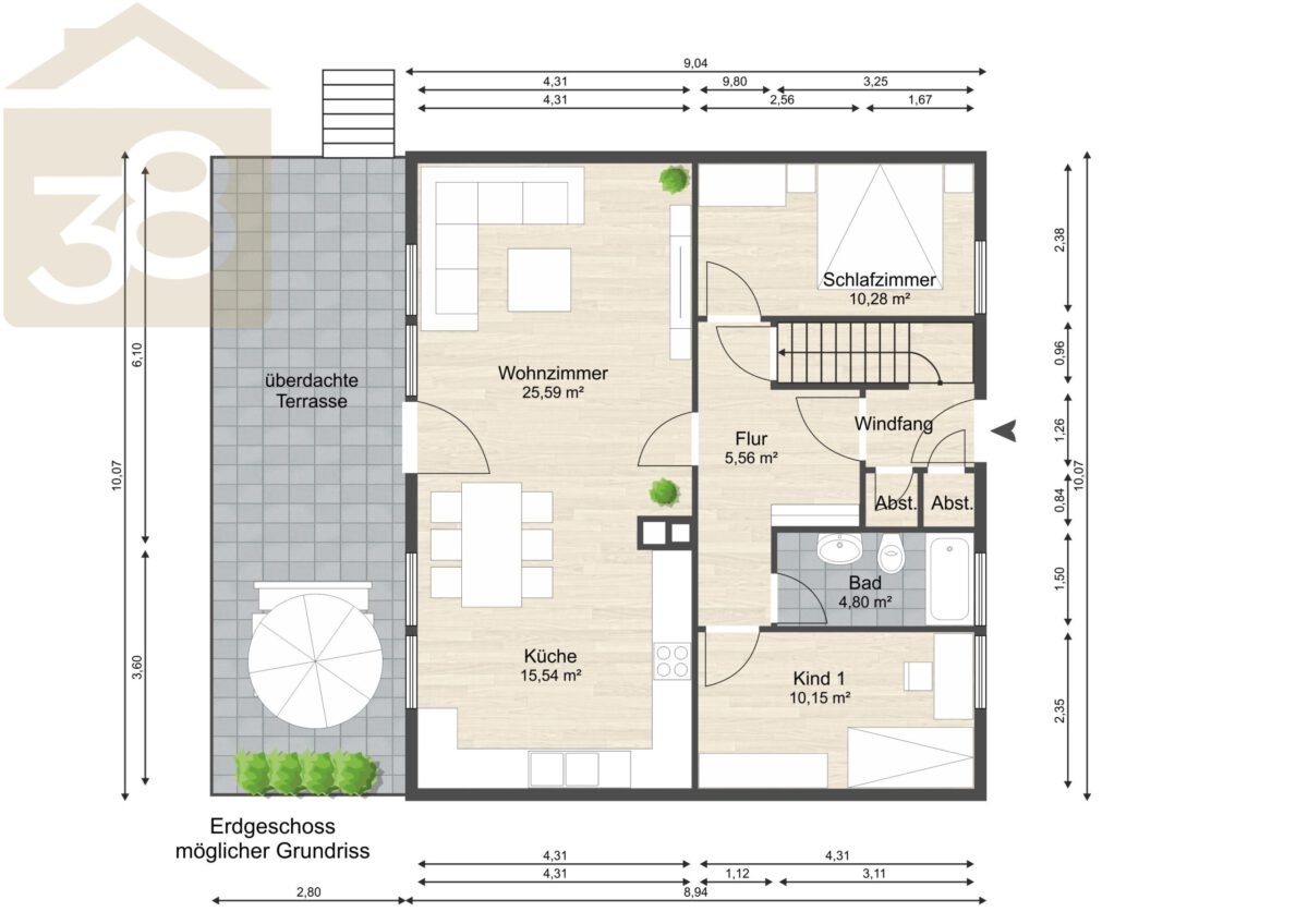 Grundriss EG möglich