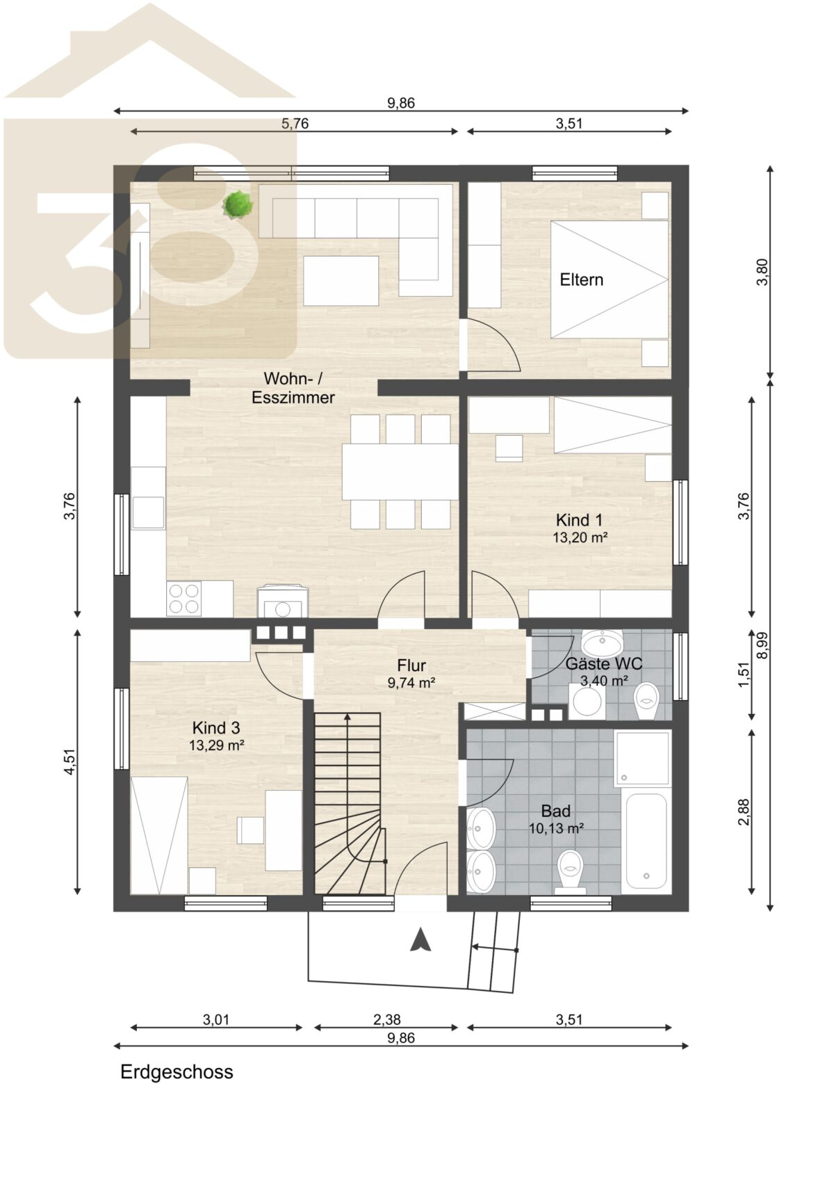 Grundriss EG