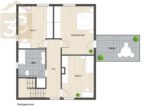Grundriss DG - Neuwertiges Einfamilienhaus mit Terrasse am Bernsteinsee in Stüde! Mein Haus = Mein Partner!